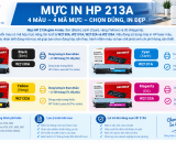 Mực In HP 213A Gồm Những Màu Mực Nào?