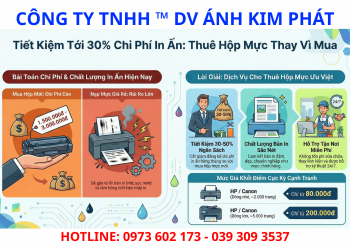 Cho Thuê Hộp Mực Máy In Giá Rẻ Tại Hồ Chí Minh